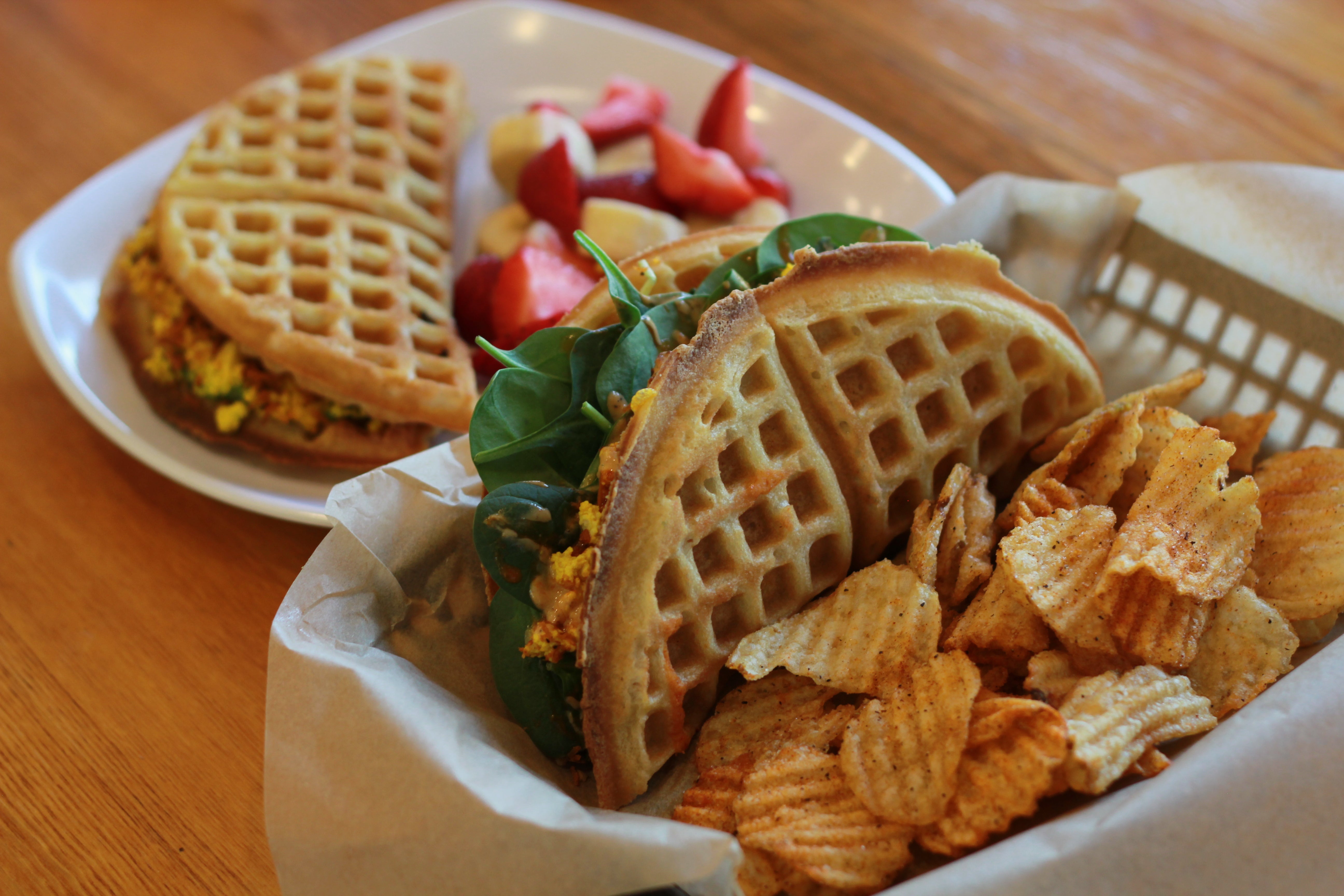 Coffee Waffles Vegan \u0026 Gluten Free Waffle Sandwiches | TIABI Coffee \u0026 Waffle, image size:2400x1600